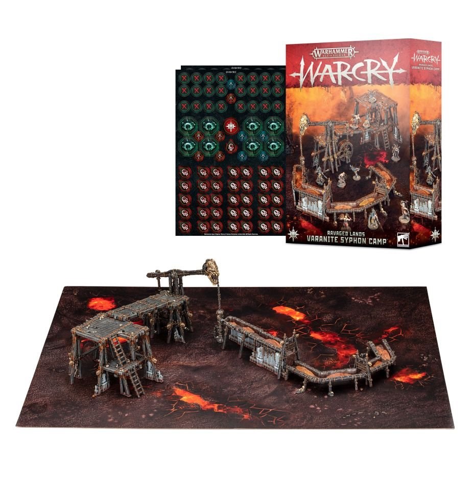 Games Workshop Warcry: Ravaged Lands - Pit Dredger Camp - Scenario Modulare In Plastica Per Warhammer Age Of Sigmar, 86 Pezzi - 2