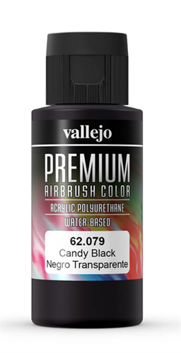 Краска 62079 Premium Color - Candy Black 60 ml. Vallejo 62079 V-62079