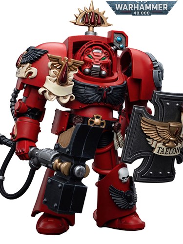 Фигура подвижная JoyToy Blood Angels Assault Terminators Brother Taelon Warhammer 40000 6973130375550