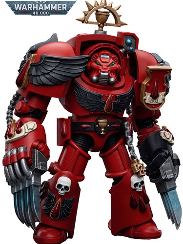 Фигура подвижная JoyToy Blood Angels Assault Terminators Brother Tyborel Warhammer 40000 6973130375529