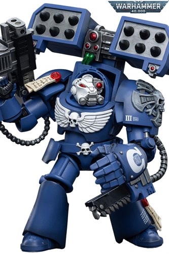 Фигура подвижная JoyToy Ultramarines Terminators Brother Andrus 1/18 Warhammer 40000 6973130376670 - фото 164964
