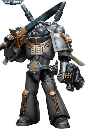 Фигура подвижная JoyToy Grey Knights Interceptor Squad Interceptor with Storm Bolter and Nemesis Force Sword Warhammer 40000 6973130378988 - фото 166213
