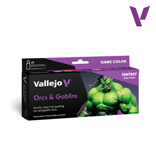Набор красок Game Color - Orcs & Goblins 2024 Vallejo 72192 V-72192