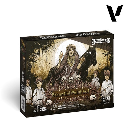 Набор красок Essential Paint Set by Squidmar Miniatures Vallejo 72201 V-72201 - фото 182065