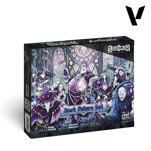 Набор красок Dark Future Set by Squidmar Miniatures Vallejo 72202 V-72202 - фото 182069