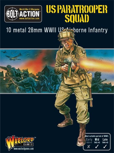 Bolt Action US Paratrooper Squad (Screaming Eagles 101st Airborne) 402213101 - фото 183285