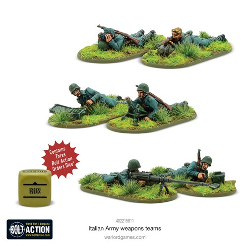 Bolt Action Italian Army Weapons Teams 402215811 - фото 183516