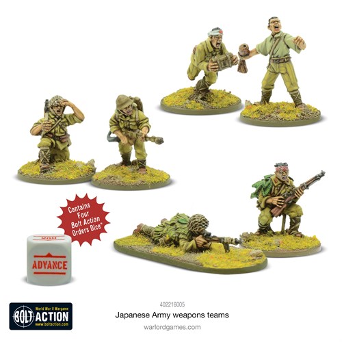 Bolt Action Japanese Army Weapons Teams 402216005