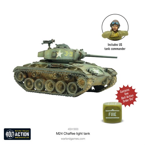 Bolt Action M24 Chaffee Light Tank 402413003 - фото 183984