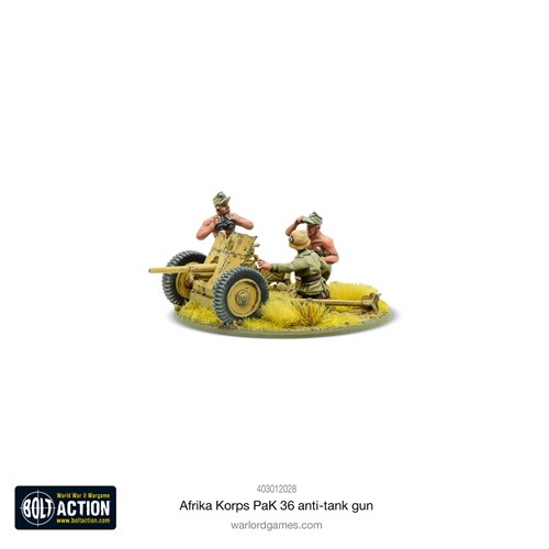 Bolt Action Afrika Korps Pak 36 Light Anti-Tank Gun 403012028 - фото 184486