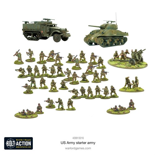 Bolt Action US Army Starter Army 409913016