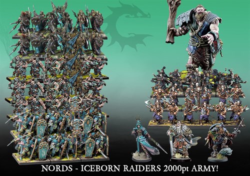 Conquest Nords Iceborn Raiders 2000pt Army PBW6091 - фото 186119