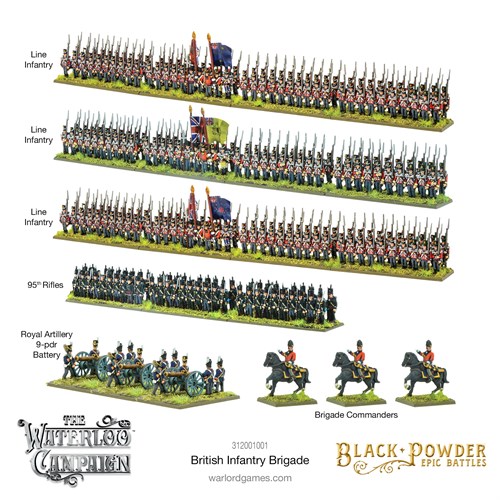 BP Epic Battles: Waterloo - British Infantry Brigade 312001001 - фото 190384