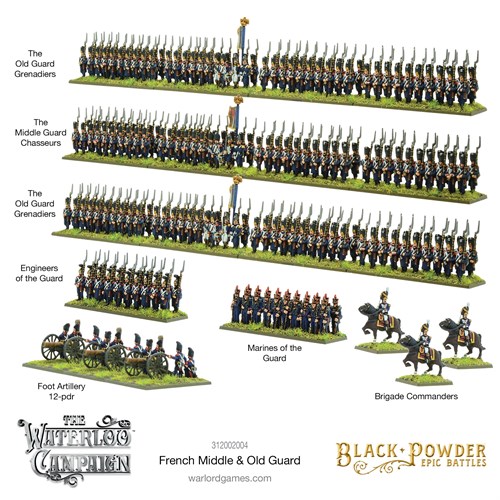 BP Epic Battles: Waterloo - French Middle & Old Guard 312002004 - фото 190434