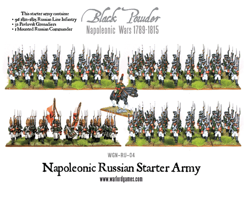 Black Powder Napoleonic Russian Starter Army WGN-04