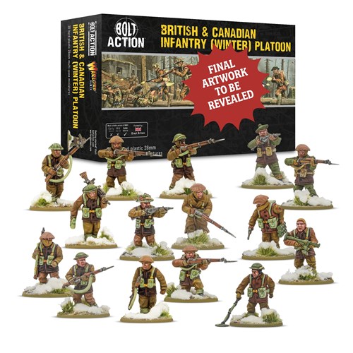 Bolt Action Bolt Action British & Canadian infantry (Winter) Platoon 402011027