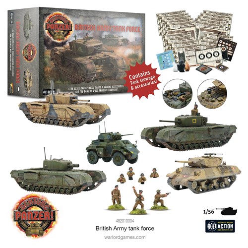 Bolt Action Achtung Panzer! British Army Tank Force 482010004 - фото 191392