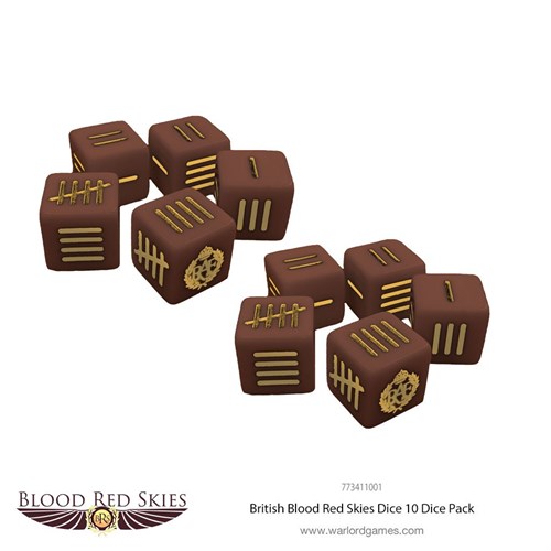 Blood Red Skies: British Blood Red Skies Dice 773411001