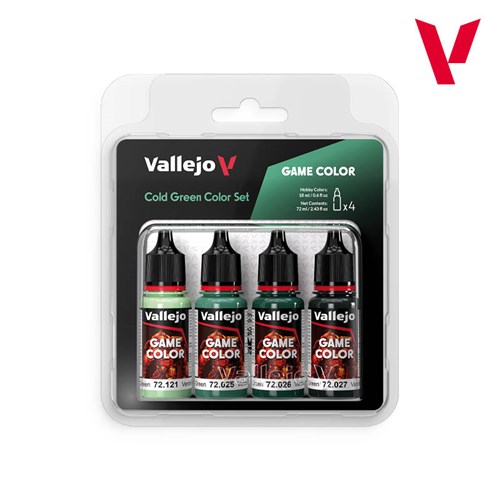 Набор красок Game Color - Cold green Color Set Vallejo 72383 V-72383