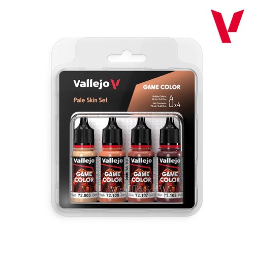 Набор красок Game Color - Pale Skin Set Vallejo 72379 V-72379