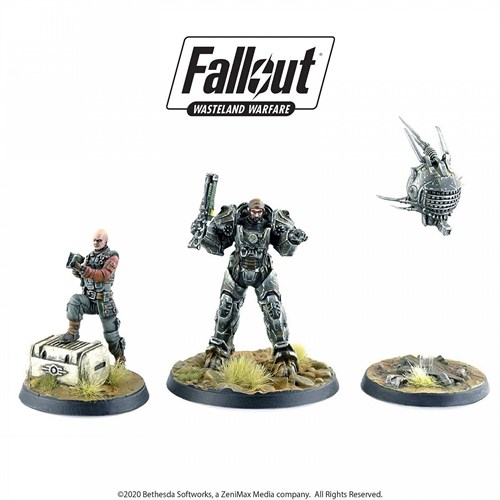 Fallout: Wasteland Warfare - Brotherhood of Steel: Knight-Captain Cade and Paladin Danse MUH051907