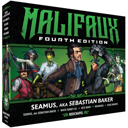 Набор миниатюр Wyrd Malifaux 4-я редакция Seamus, aka Sebastian Baker, 8 миниатюр, 32 мм, WYR24202 WYR24202