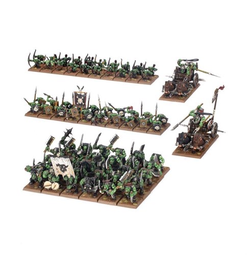 Набор миниатюр Games Workshop Warhammer The Old World Orc & Goblin Tribes Battalion, 09-05 09-05