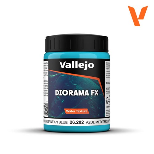 Материал для оформления водного эффекта 26202 Diorama Effects - Mediterranean Blue Vallejo 26202 V-26202