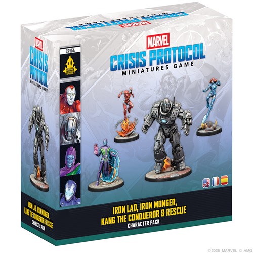 Marvel Crisis Protocol Iron Lad, Iron Monger, Kang The Conqueror & Rescue En CP154