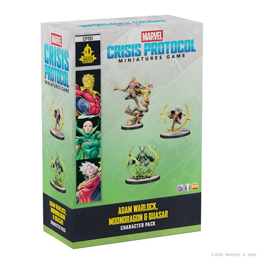 Marvel Crisis Protocol Adam Warlock, Moondragon, & Quasar En CP191