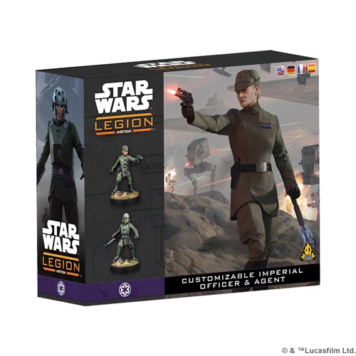 Star Wars: Legion - Customizable Imperial Officer & Agent SWQ09-1