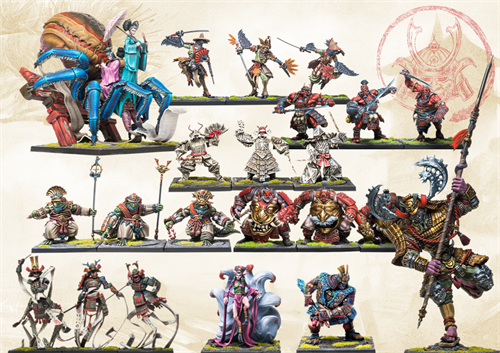 Conquest Yoroni : Eight Fold Path 2000pt Army PBW1106