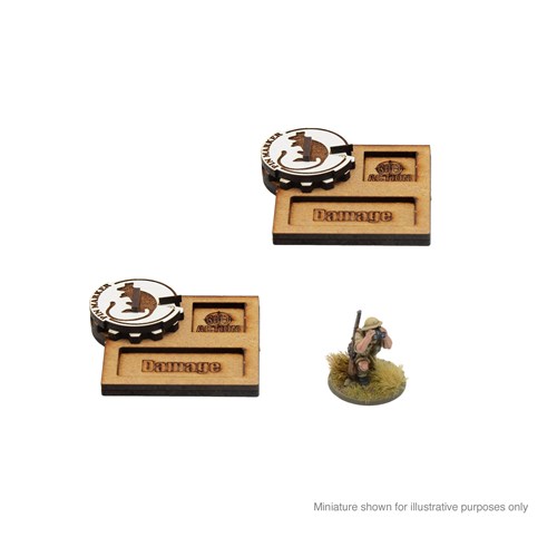 Bolt Action MDF Vehicle Pin Markers - British 8th Army 408800038 - фото 199559