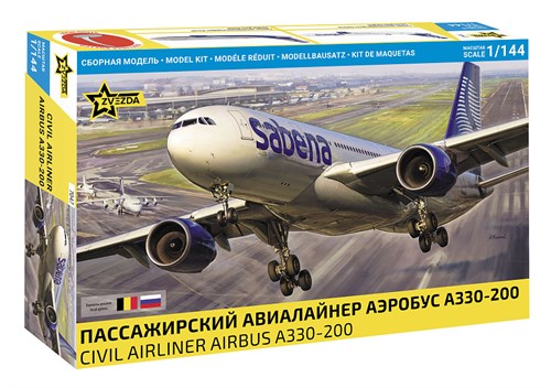 Пассажирский авиалайнер Аэробус A330-200 Звезда 7047 Z7047