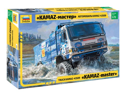 Автомобиль KAMAZ-43509 "KAMAZ-master" (1/72) Звезда 5076 Z5076