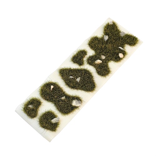 Модельная трава для диорам летняя 6 островков с большим SC1008983