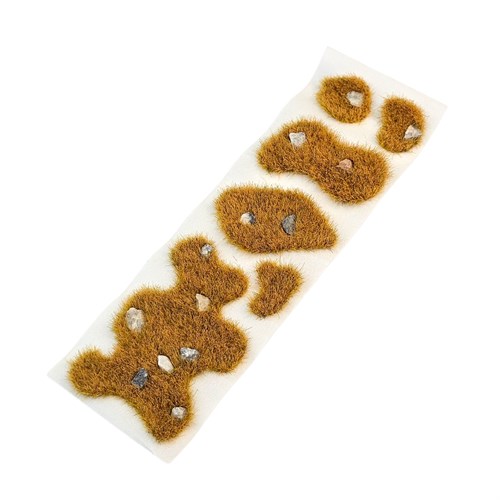 Модельная трава для диорам осенняя 6 островков с большим SC1008987