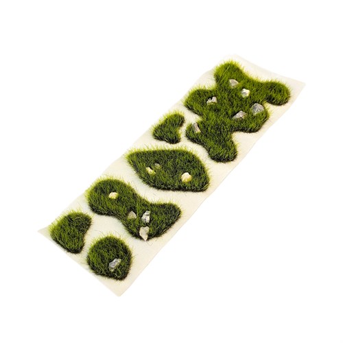 Модельная трава для диорам весенняя 6 островков с большим SC1008989