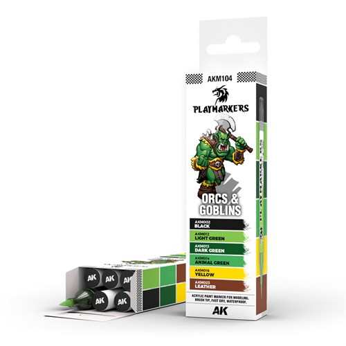 Playmarkers Set - Orcs & Goblins (6 Ref.) AKM104
