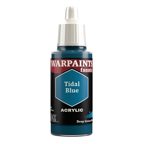 Акриловая краска для миниатюр The Army Painter Warpaints Fanatic Tidal Blue, 18 мл, WP3033 WP3033