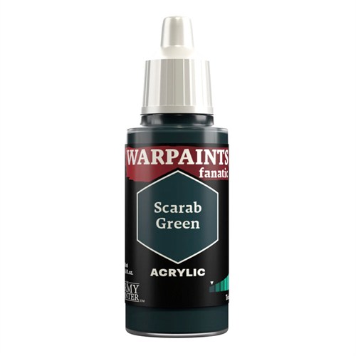 Акриловая краска для миниатюр The Army Painter Warpaints Fanatic Scarab Green, 18 мл, WP3043 WP3043