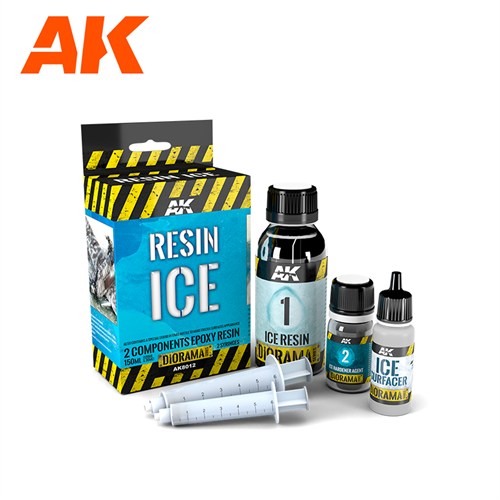 Двухкомпонентная смола для имитации льда AK Resin Ice 170ml AK8012 AK8012