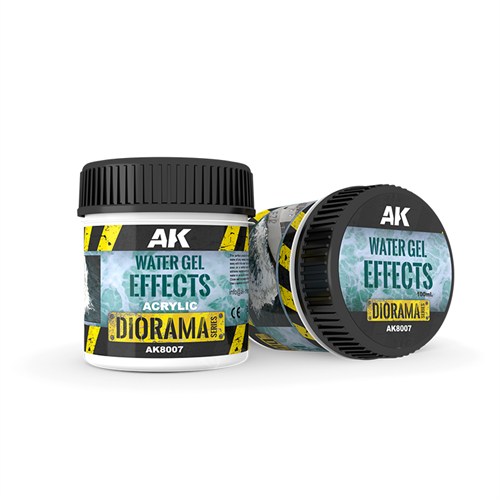 Гель для имитации воды для диорам AK Interactive Water Gel Effects, водные эффекты, 100 мл, AK8007 AK8007