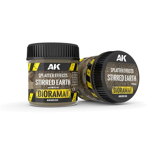 Смесь для создания эффектов AK Splatter Effects Stirred Earth 100ml AK8030 AK8030