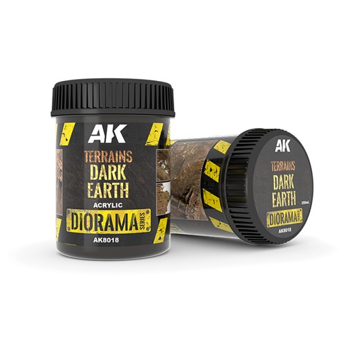 Смесь для создания эффектов AK Terrains Dark Earth 250ml AK8018 AK8018