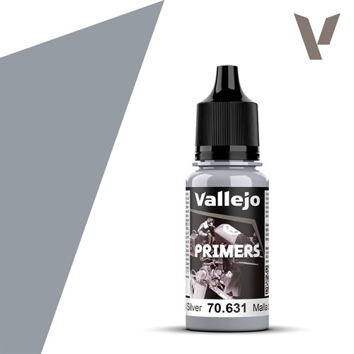 Грунт Surface Primer - Chainmail Silver 17 ml Vallejo 70631 V-70631