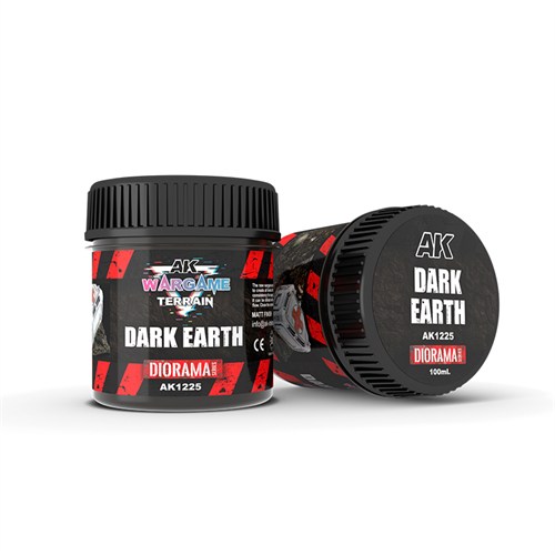 Текстурная паста для диорам AK Interactive Dark Earth, темная земля, 100 мл, AK1225 AK1225