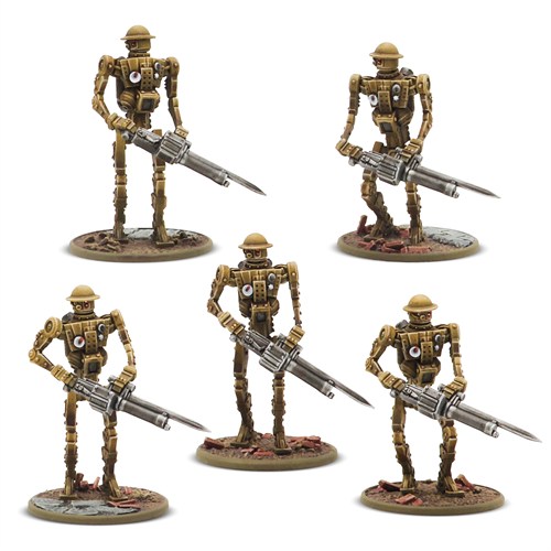 Konflikt '47 British Commonwealth Mk I Automated Infantry Squad with MMG 452200602
