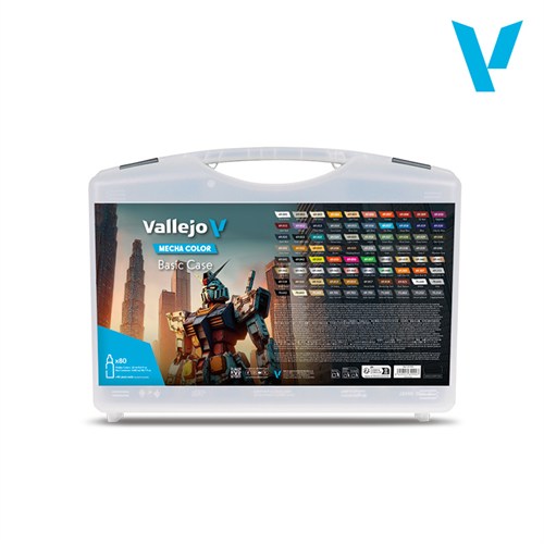 Набор красок с кейсом Mecha Color Paint Set 69990 Vallejo V-69990
