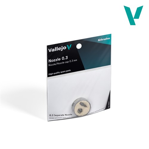 0.3 Replacement nozzle/nozzle cap (Innovator, Profinish & EasyAir) Vallejo 90017 V-90017